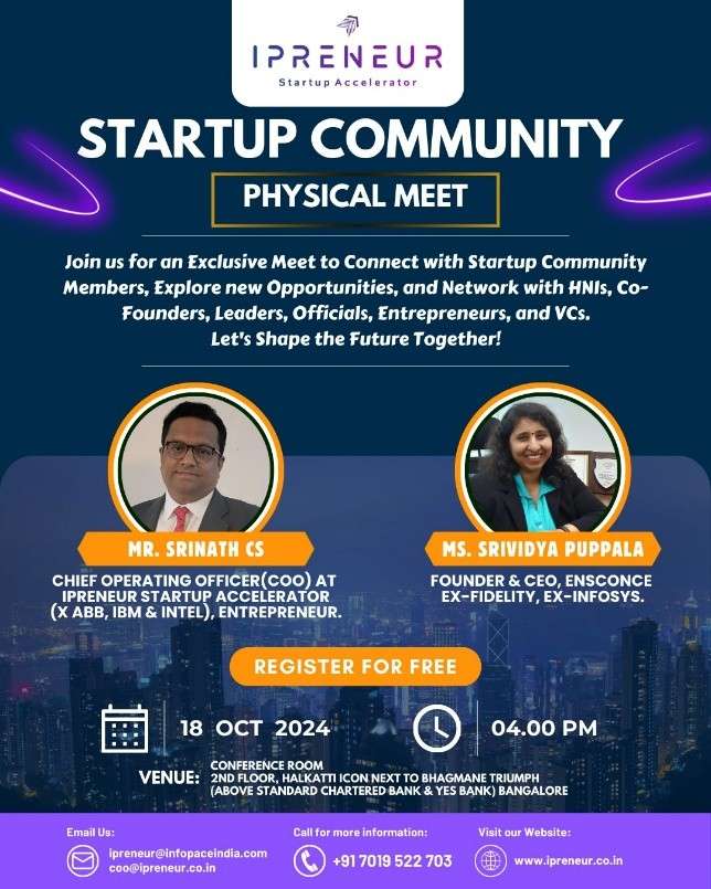 Startup Community – Physical Meet