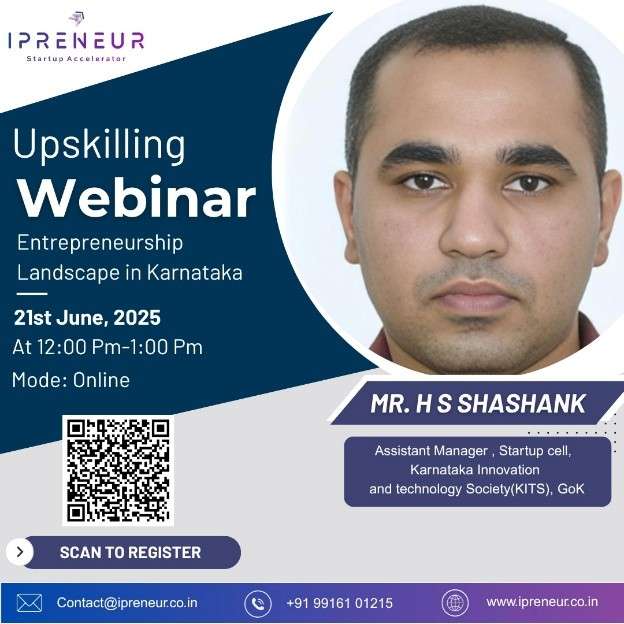 Upskilling Webinar: Entrepreneurship Landscape in Karnataka